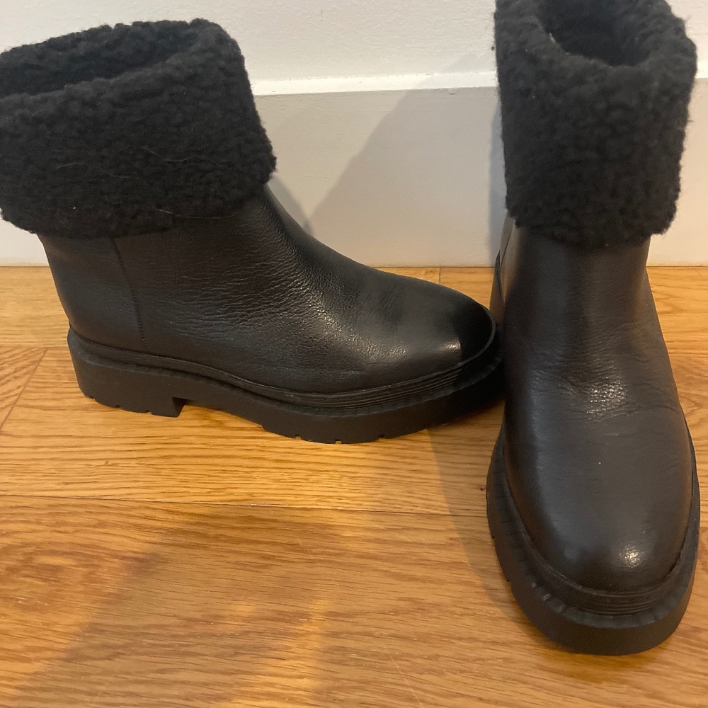 Marc Fisher Fleece Lined Bootie - Never worn